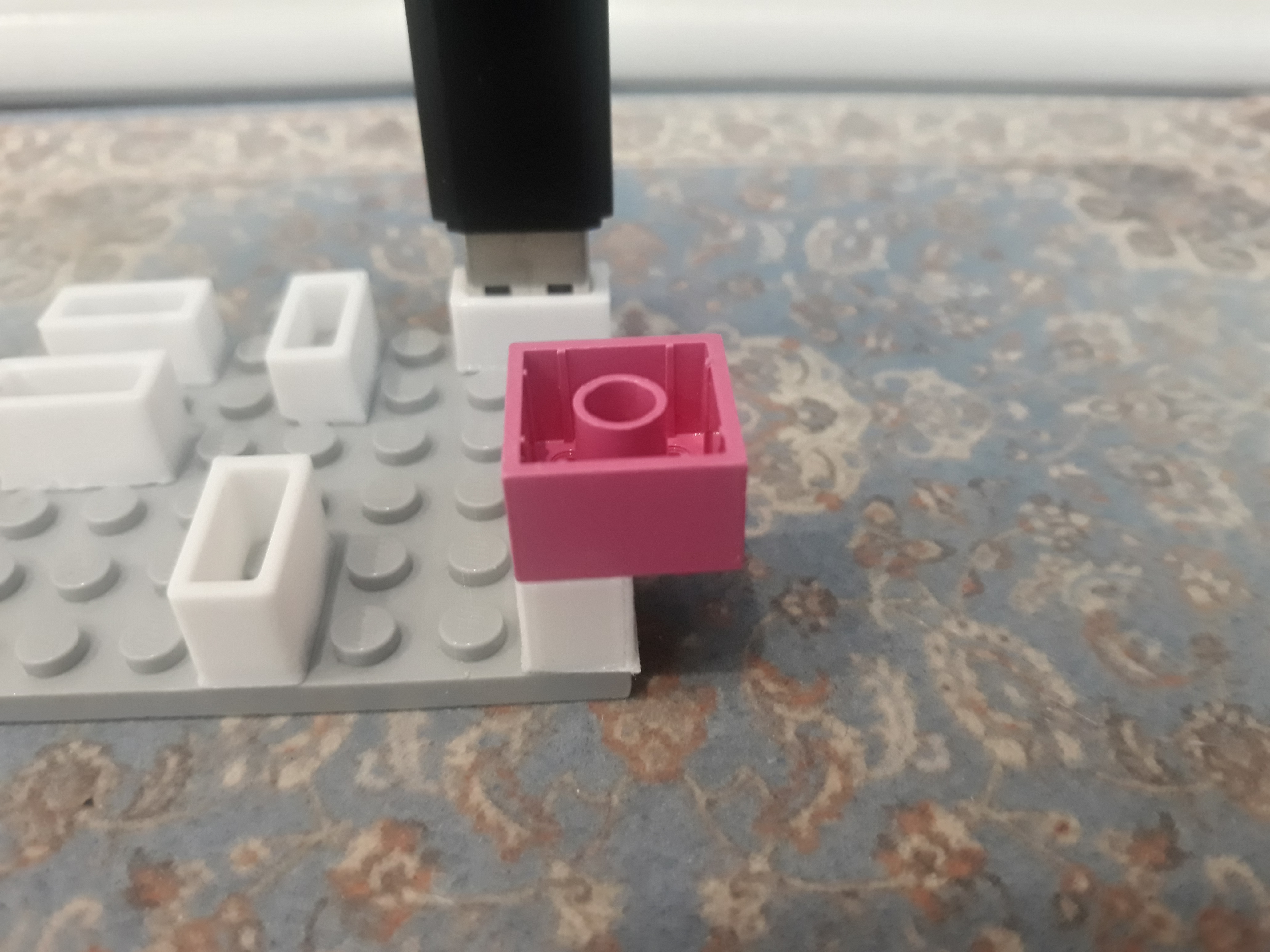 LEGO upside down adapter