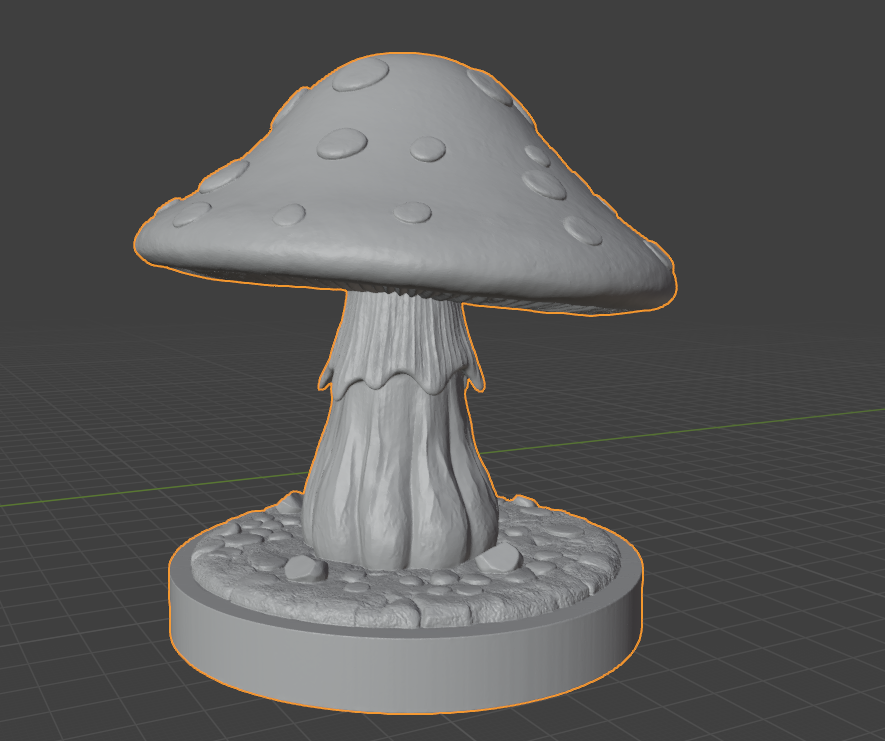 Amanita Muscaria (Fly Agaric) - Fantasy Mushroom 3D Print Model | Terrain Scenery