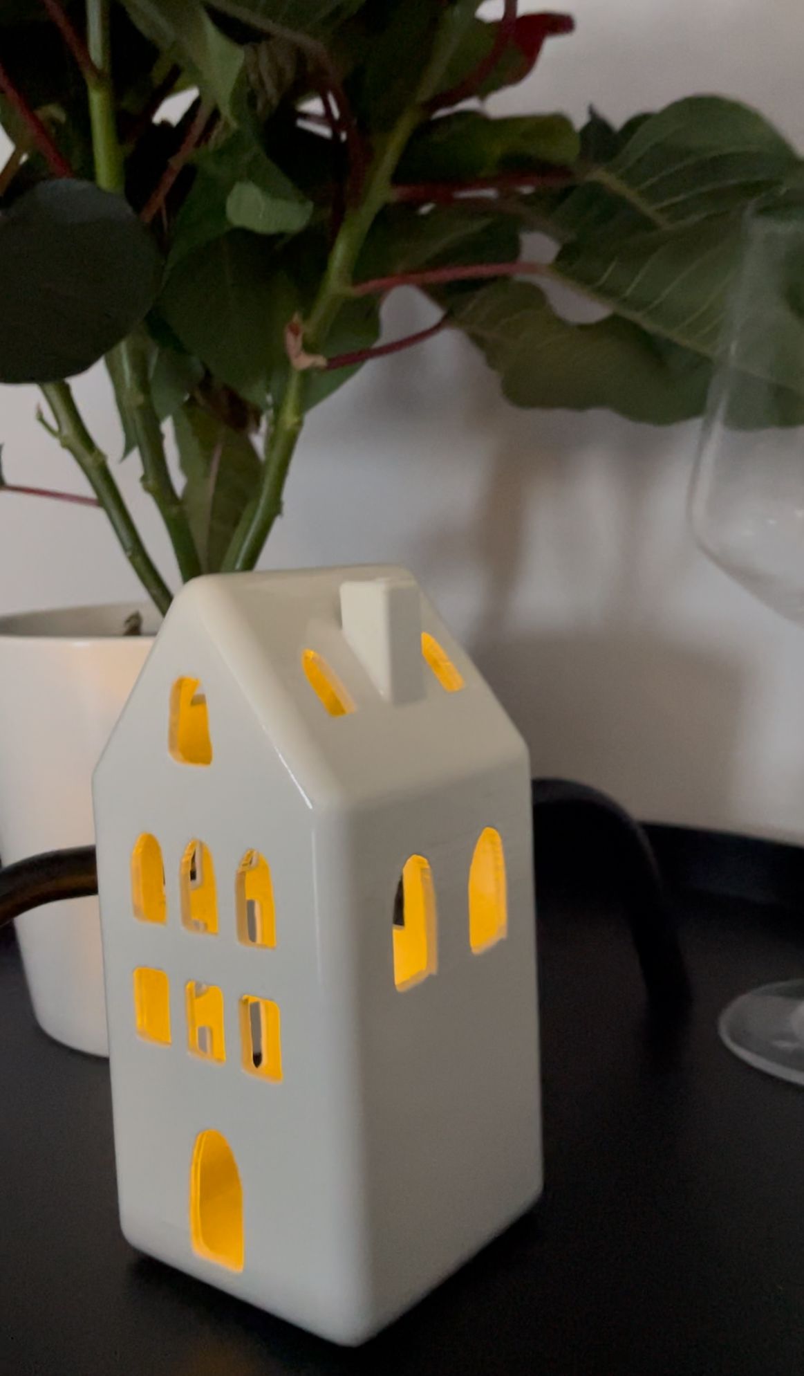 Handcrafted-Style  Tea Light House