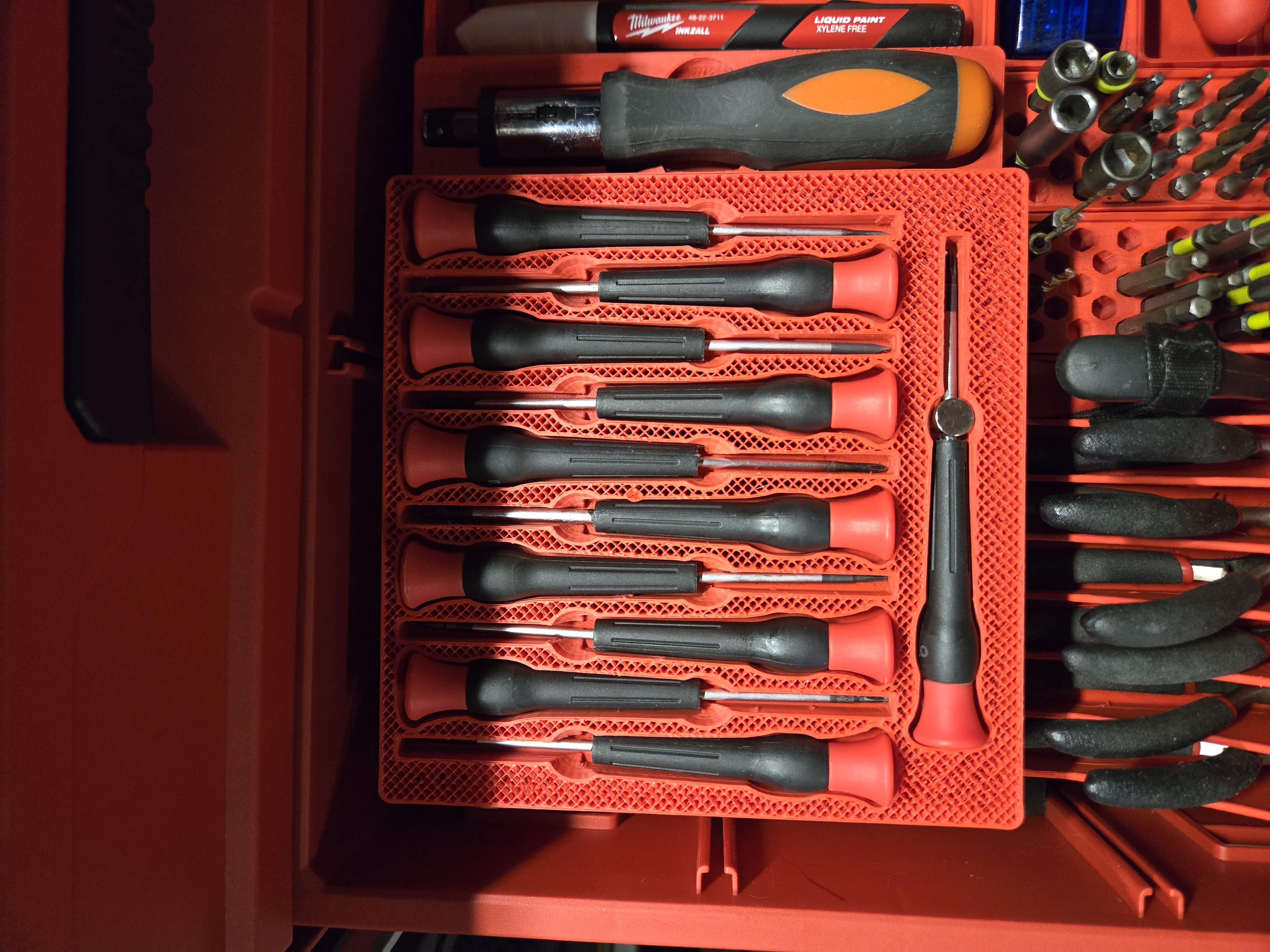 Gridfinity mini screwdriver set