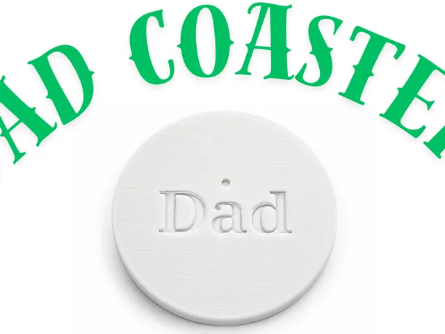Fathers day coaster
