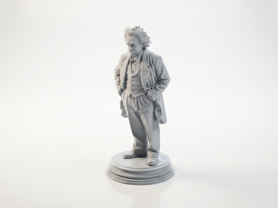 Albert Einstein Statue Historical Figure 3D Printable