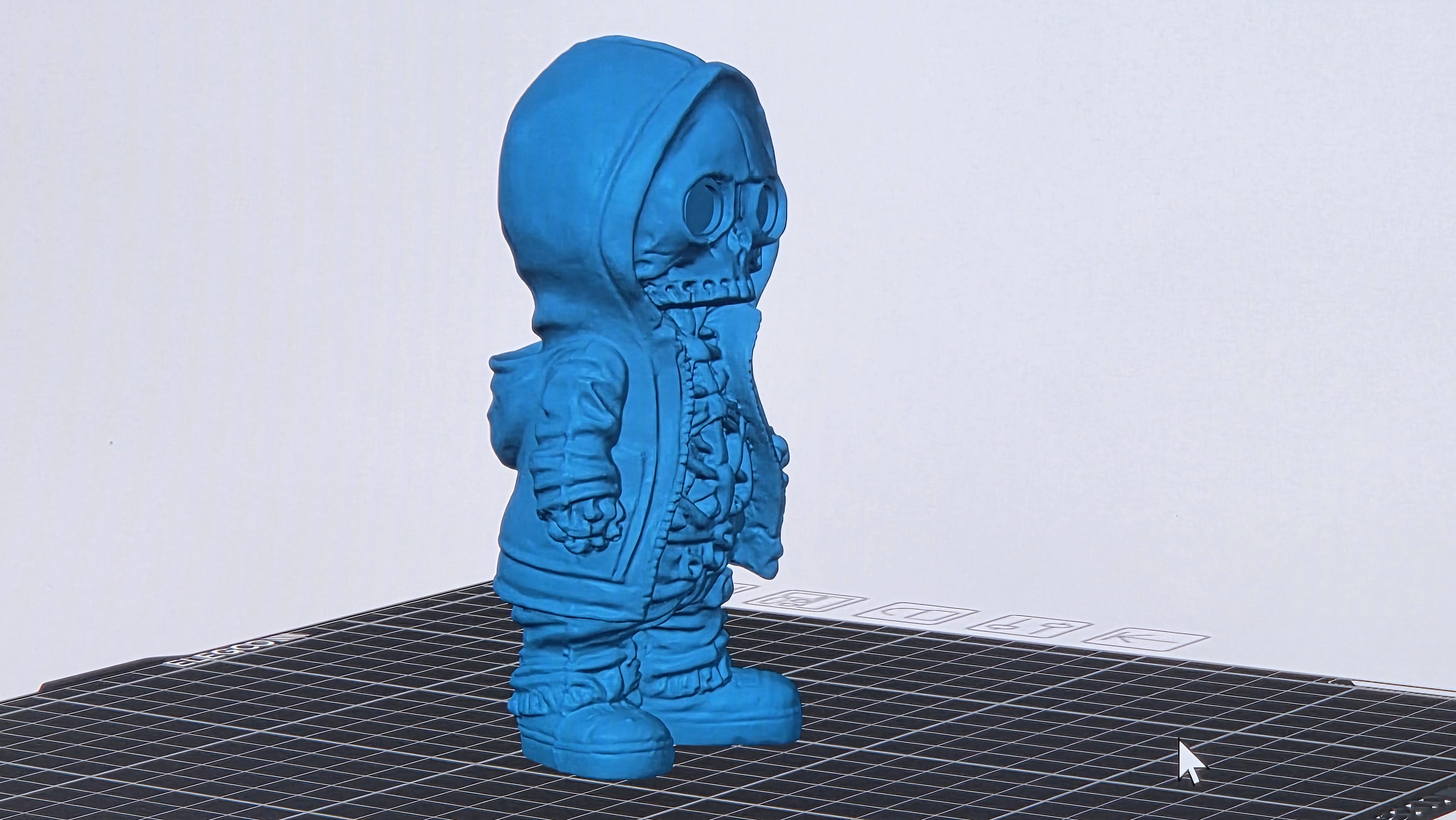 Funky Skeleton Figure in Hoodie - 8mm glass eye compatible