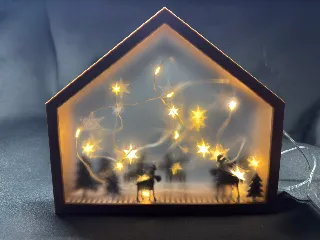 Christmas XMAS Diorama / Weihnachtsdiorama