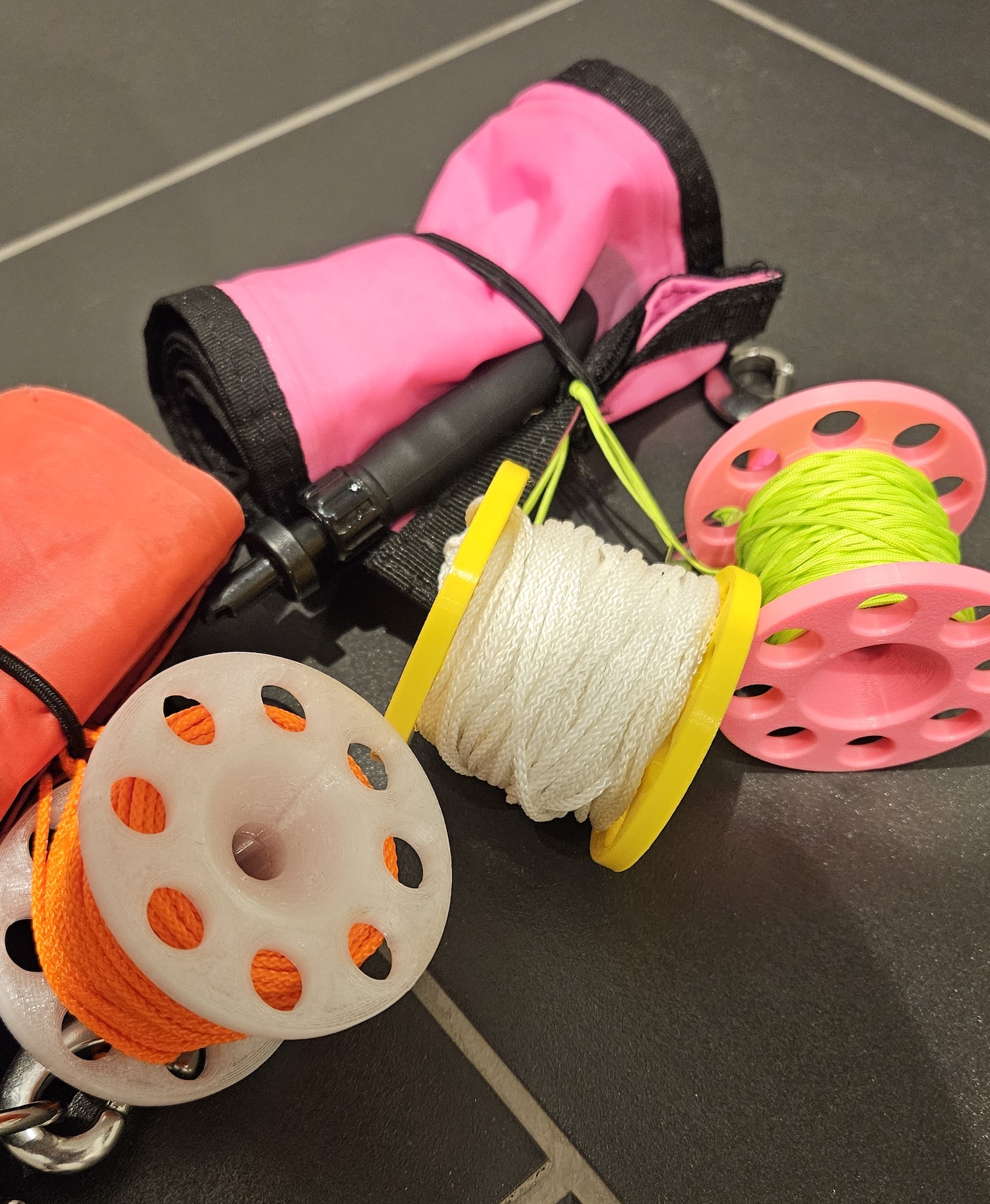 Finger reel - Scuba
