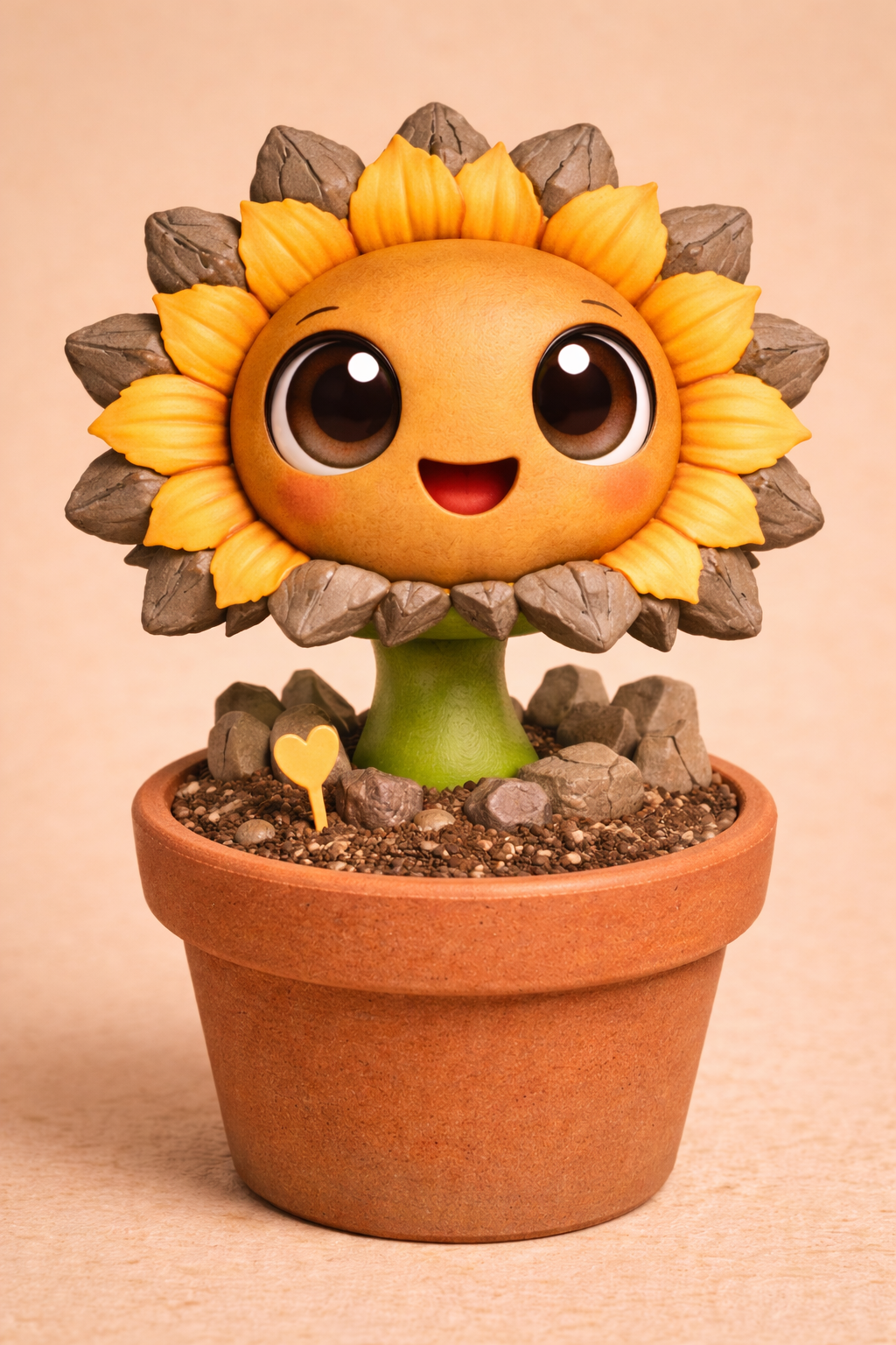Cute Plant in a Pot Sunflower