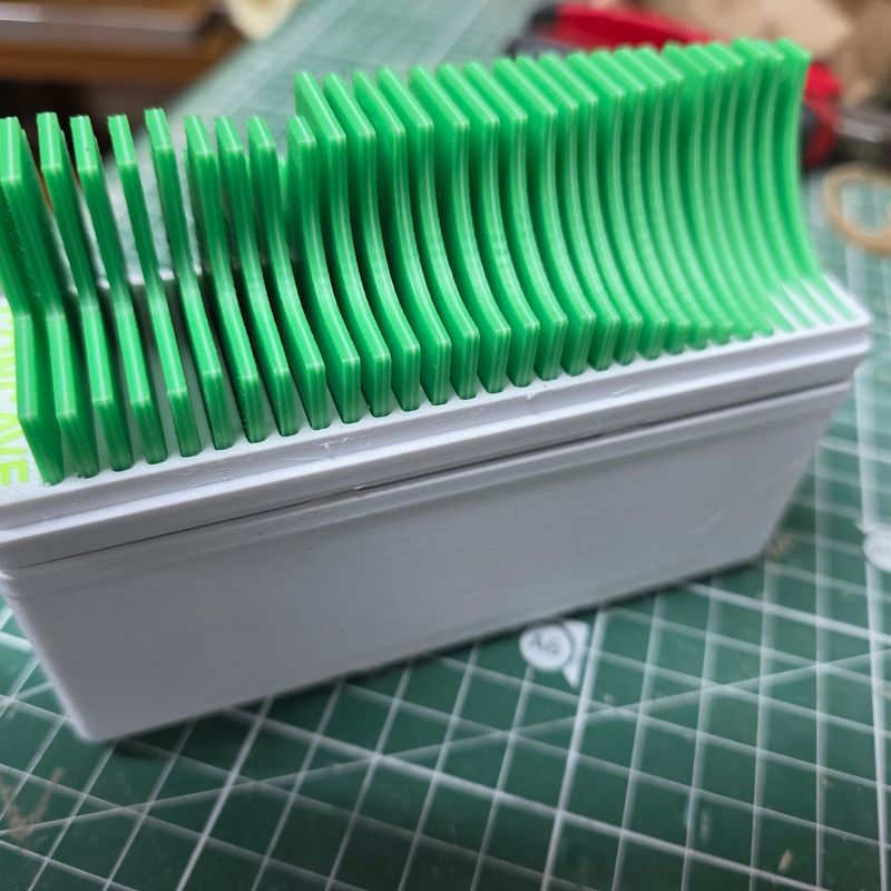 Gridfinity box for Radius Gauge R1-30mm by BASt | Download free STL ...