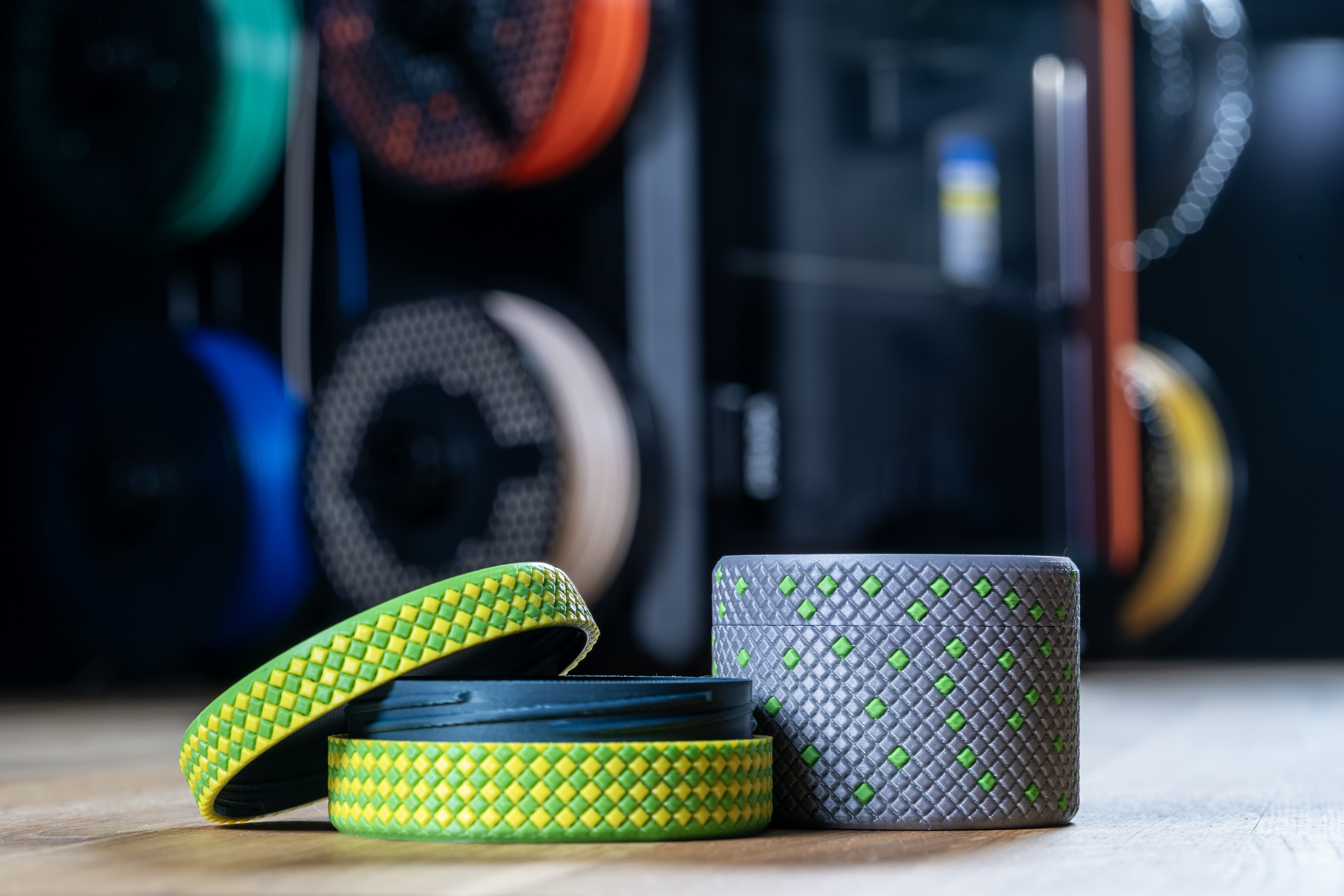 Miniatura 2 do modelo 3D Knurled Containers