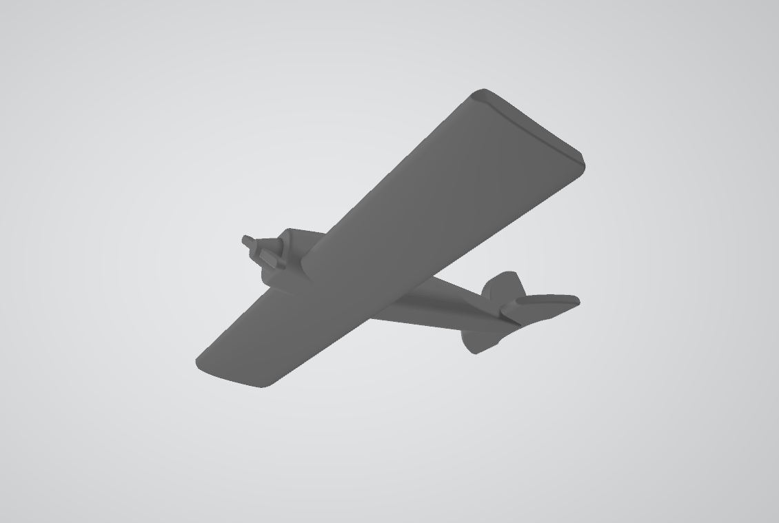 Simplified model of plane DH 53 Hummingbird