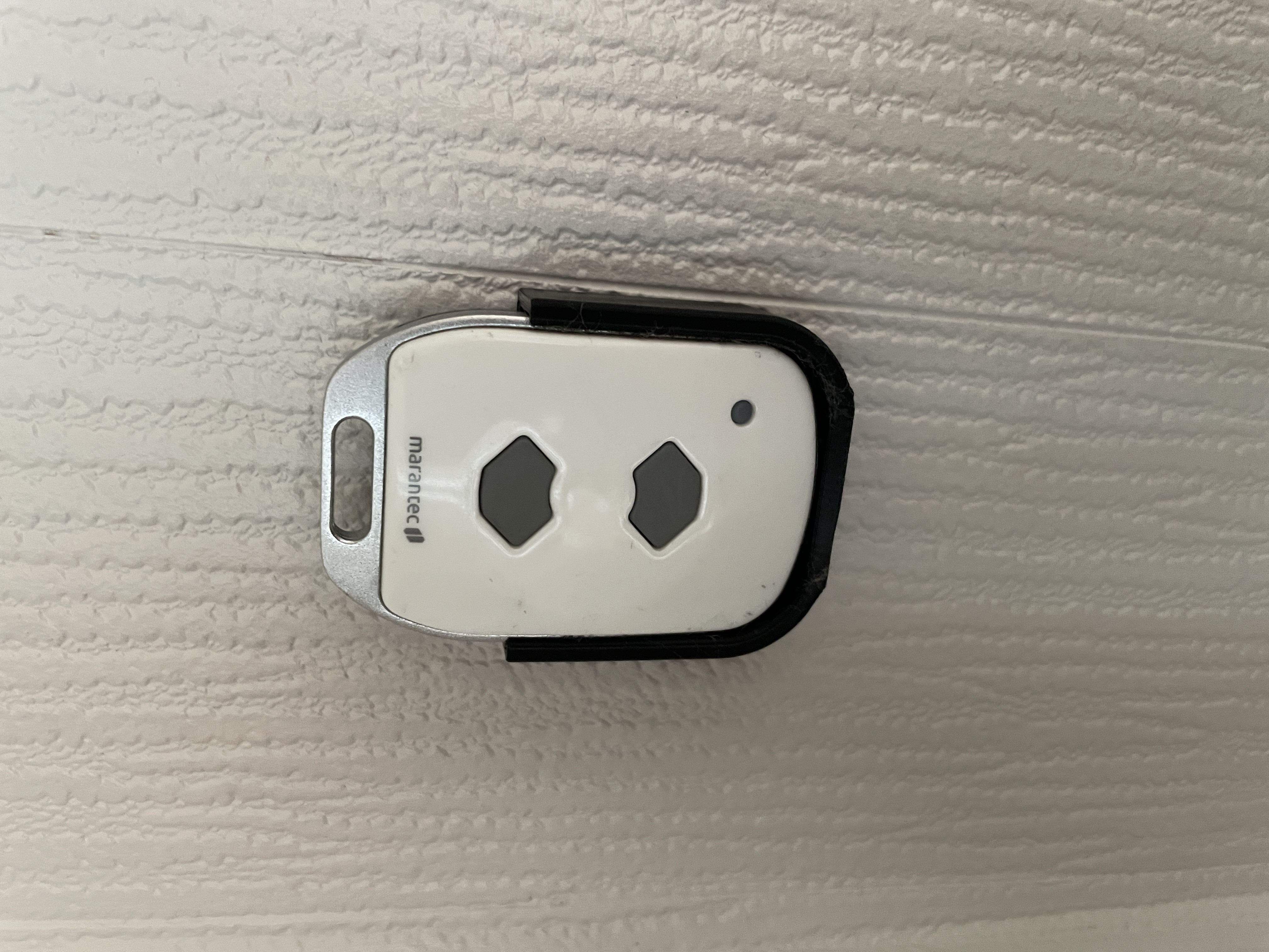 Wall Mounted Holder for Marantec Garage Door Remote