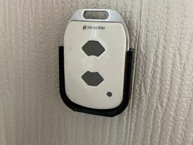Wall Mounted Holder for Marantec Garage Door Remote
