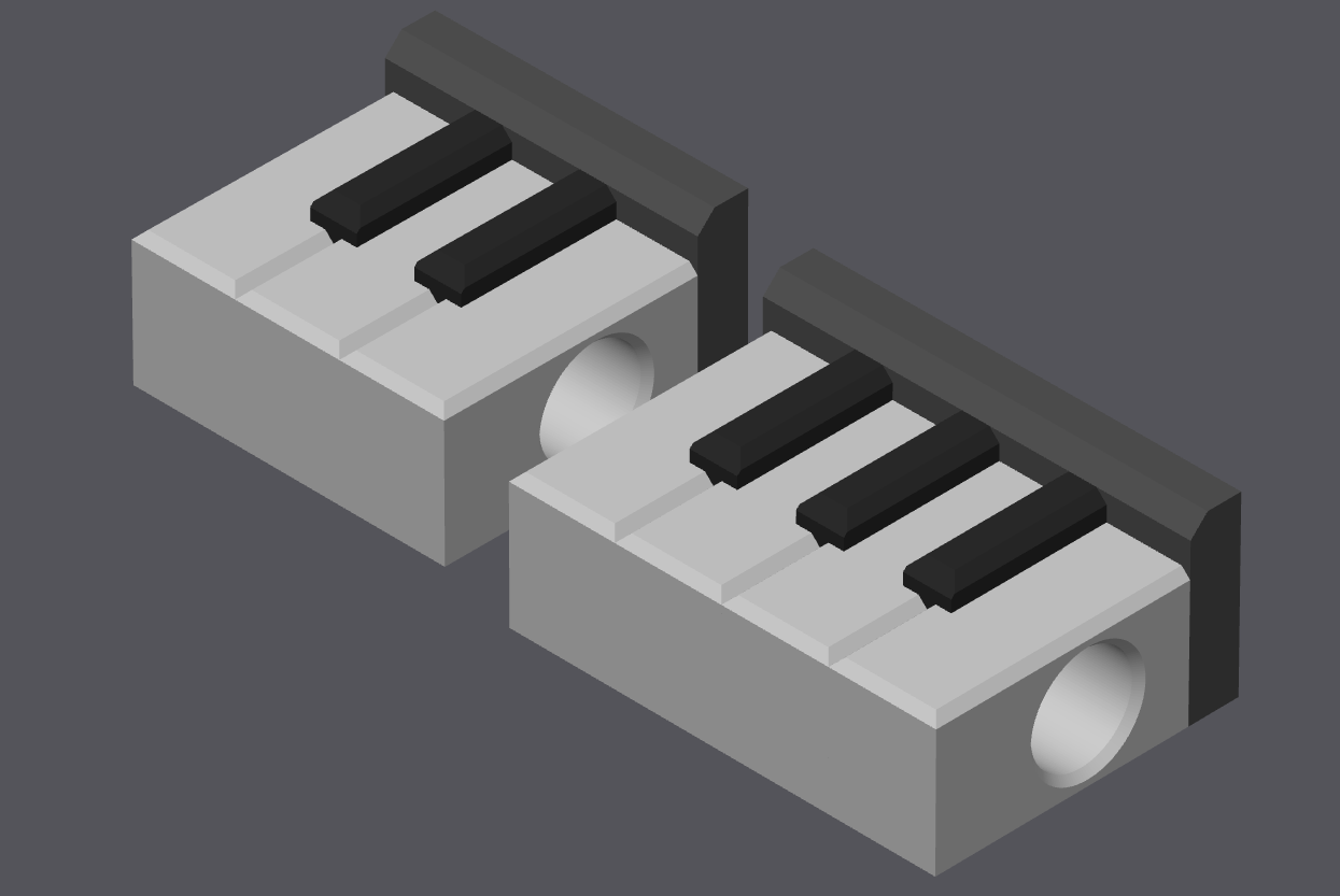 Piano Bead (Multicolored)