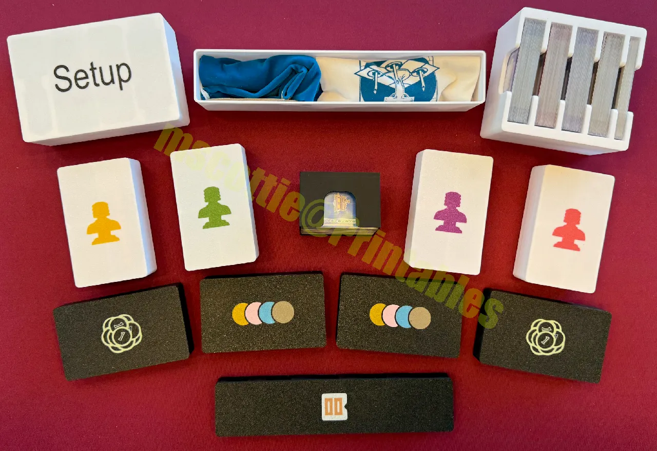 Lisboa Deluxe Edition w/ Upgrade Pack insert (supports sleeves) by Mscottie  | Download free STL model | Printables.com