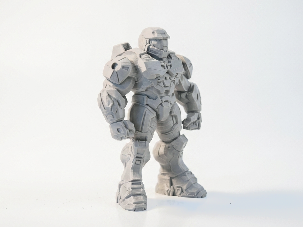 Buff Master Chief Figurine Gaming Collectible 3D Printable