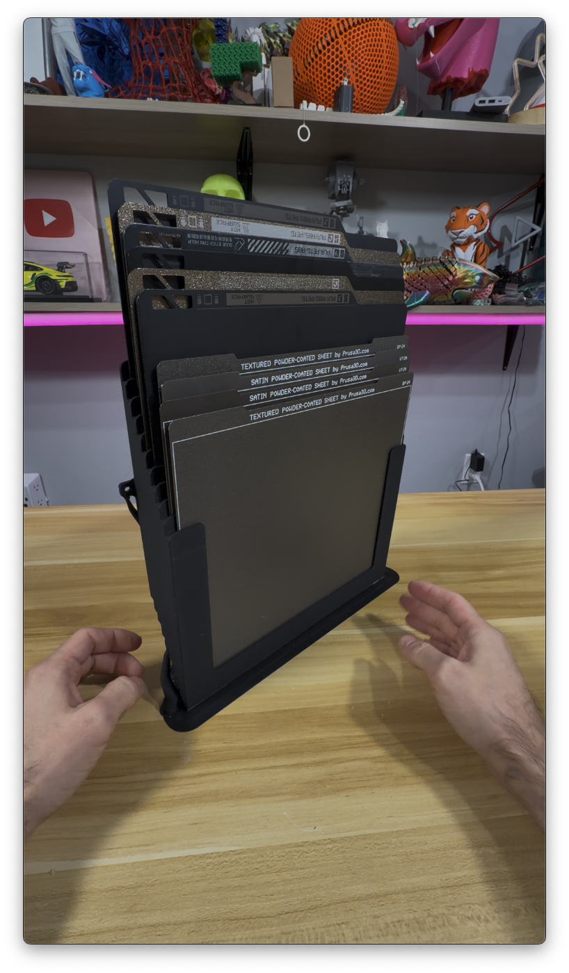 Vertical Build Plate Organizer