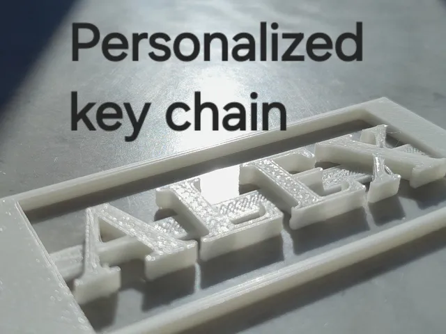 Personalized Name Keychain