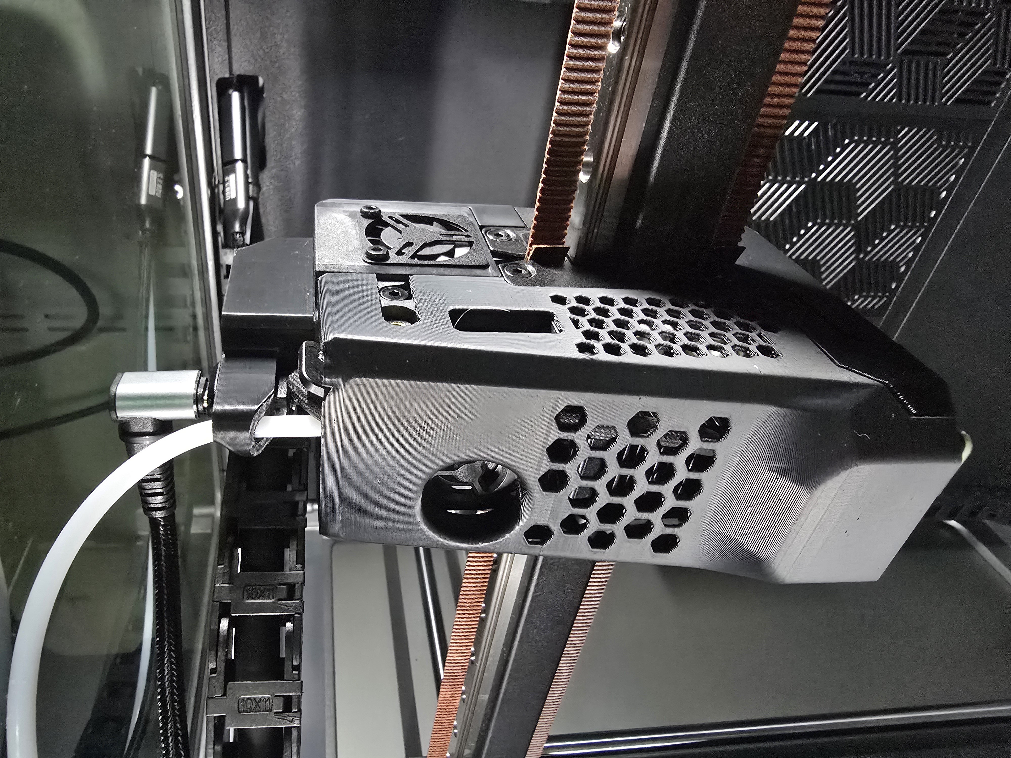 K2 Plus Cartographer mount and shroud, custom PCB position