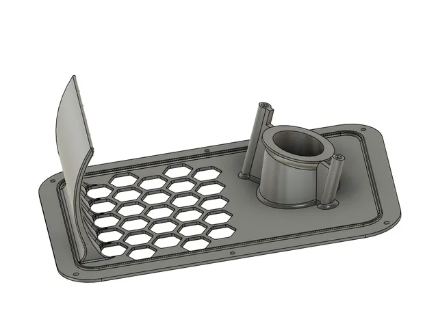 Qidi Plus 4 Rear Cover for 6025 blower