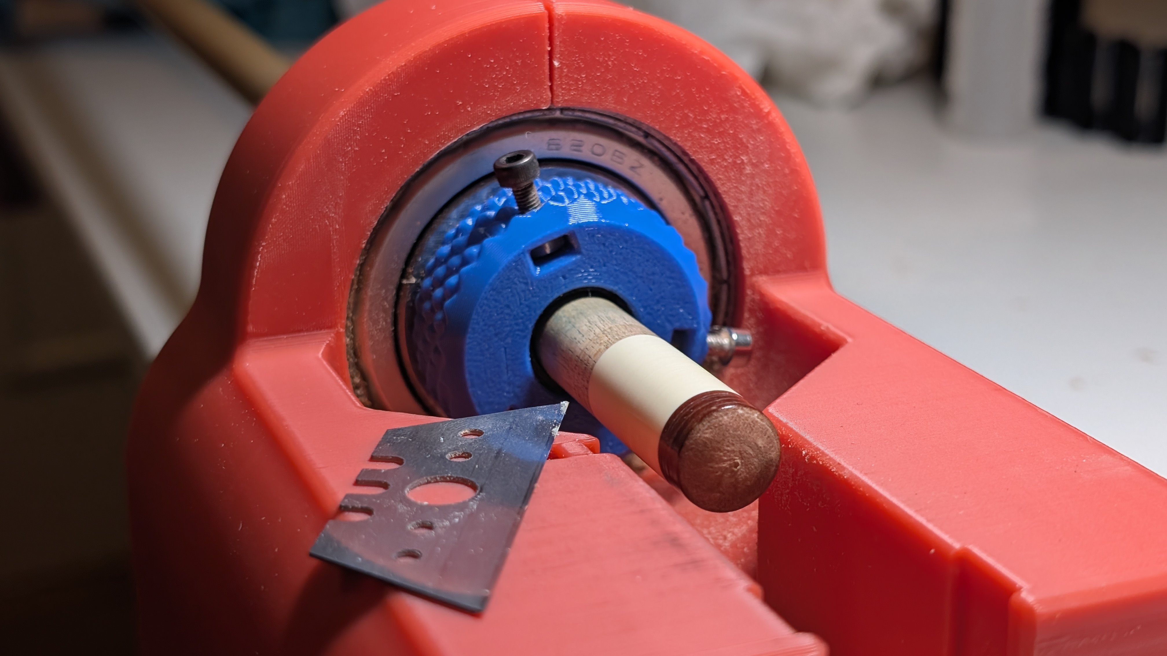 Billiard Cue Tip Lathe V02 - Pool, Snooker, 3 Cushion