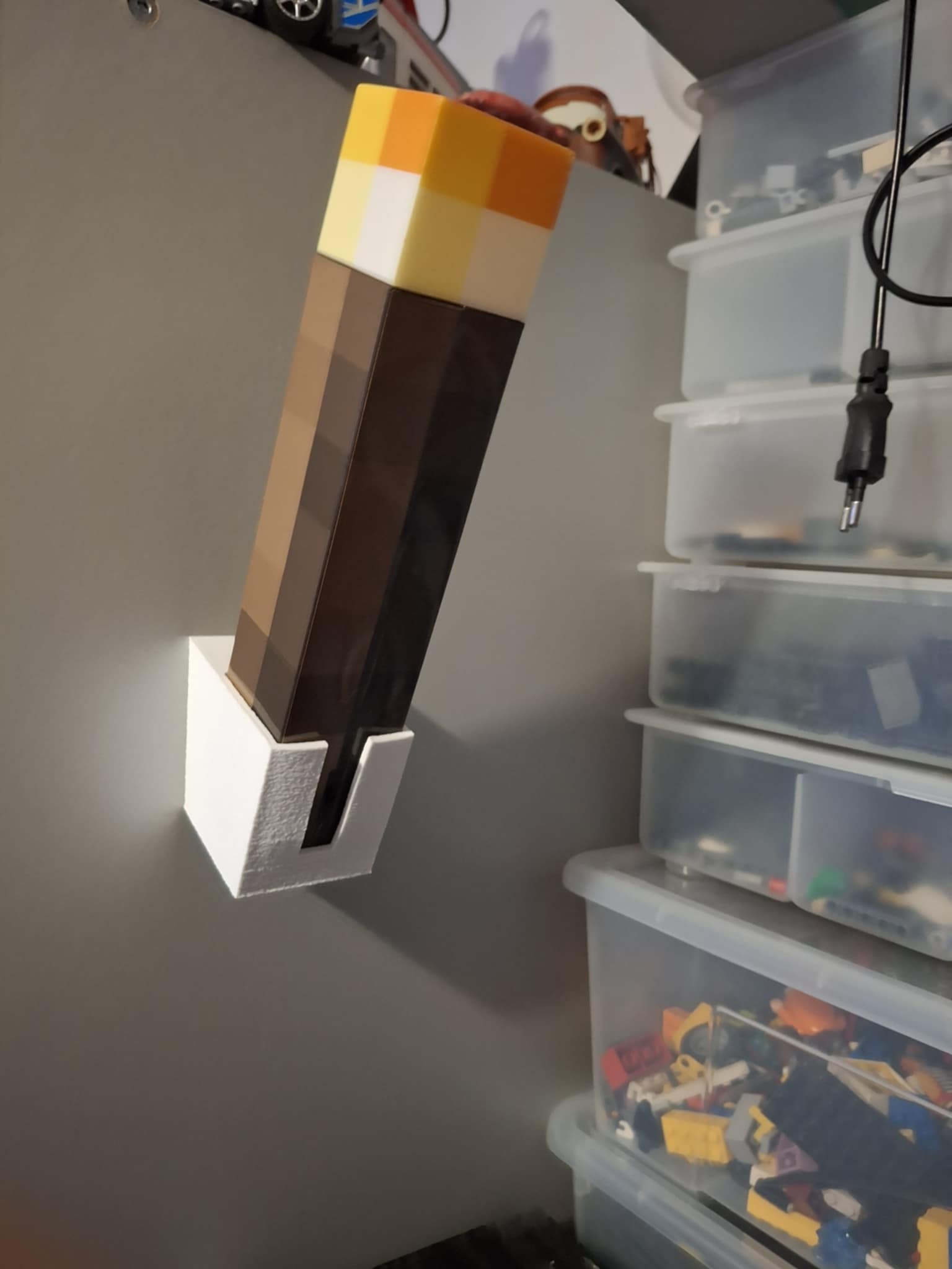 Minecraft Torch Wall Mount