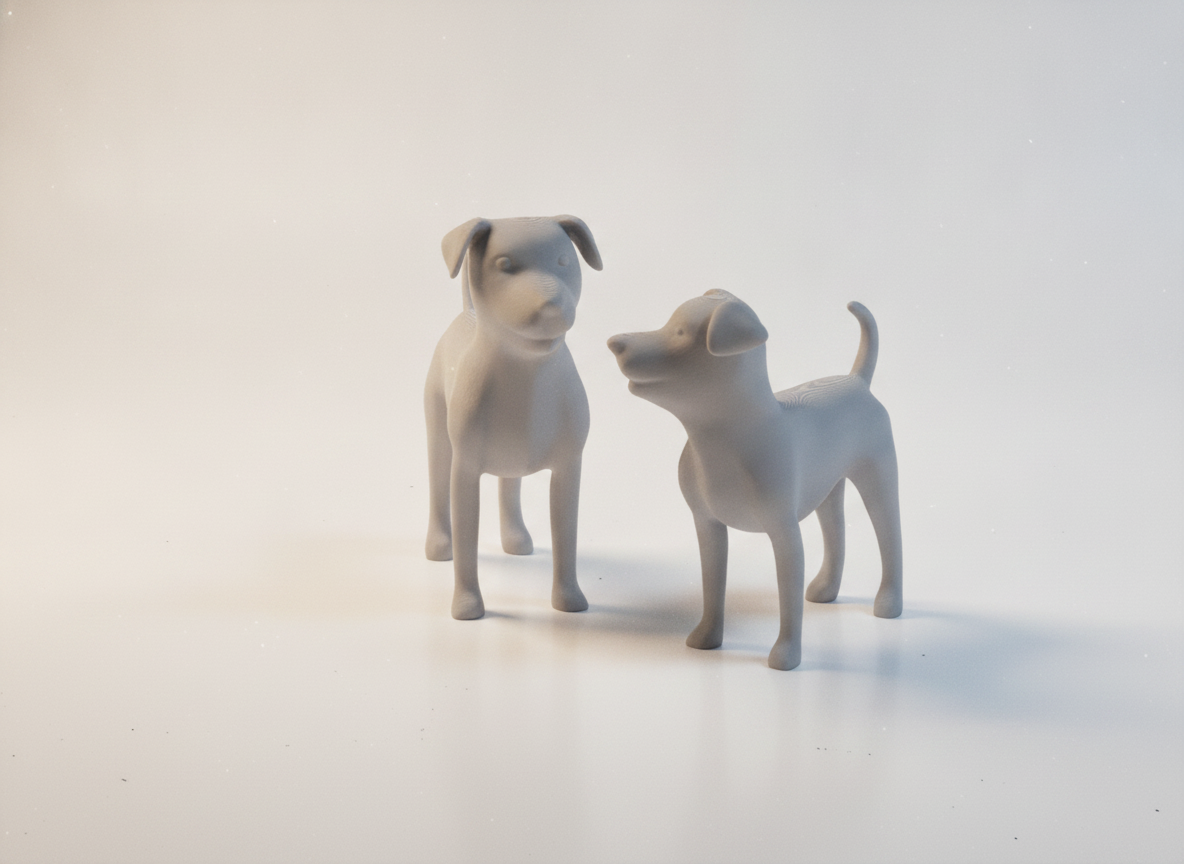 Cute Puppy Family Decoration Set — miniatura 2