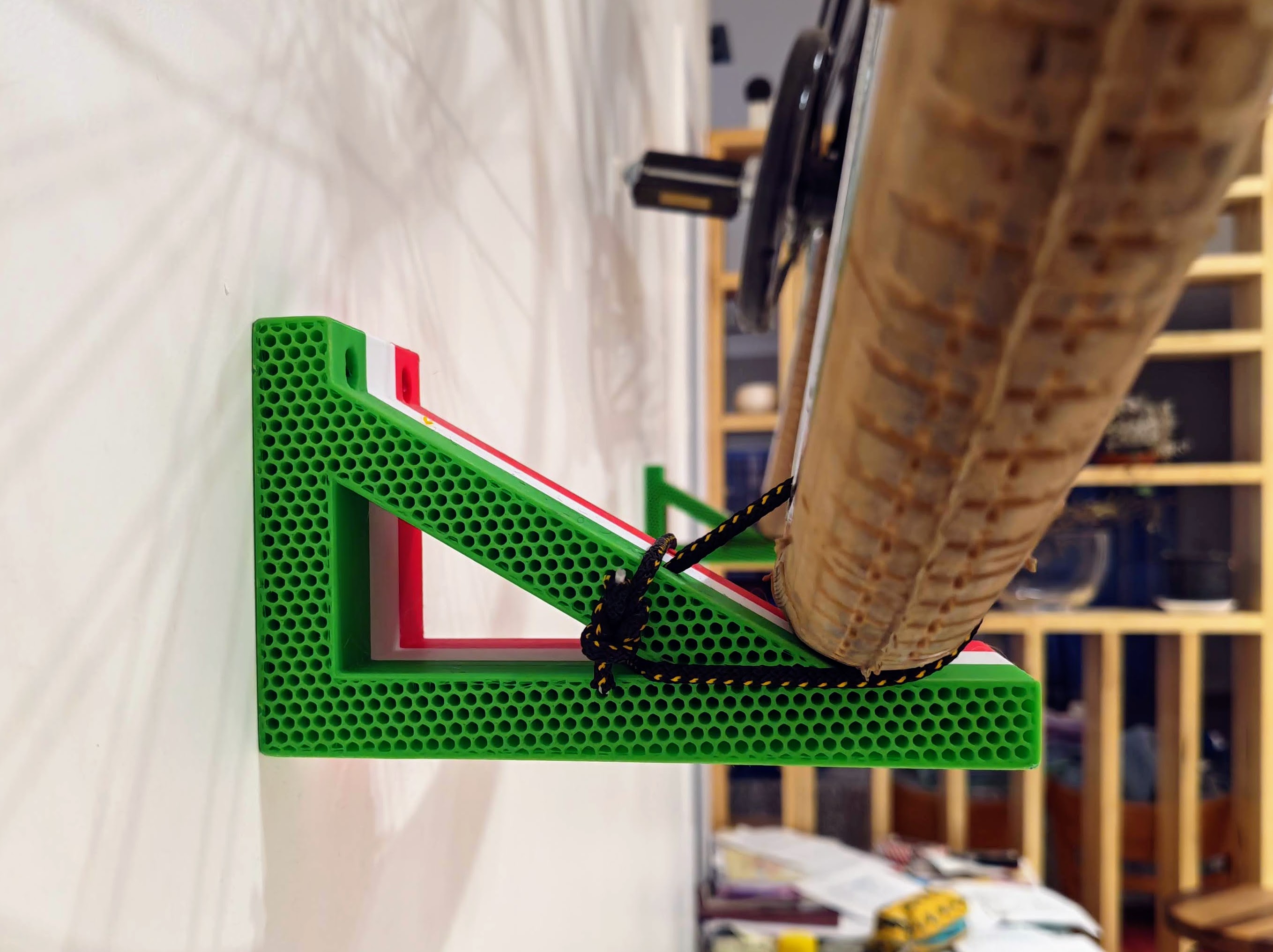 Bicycle Wall Mount - Honeycomb Style