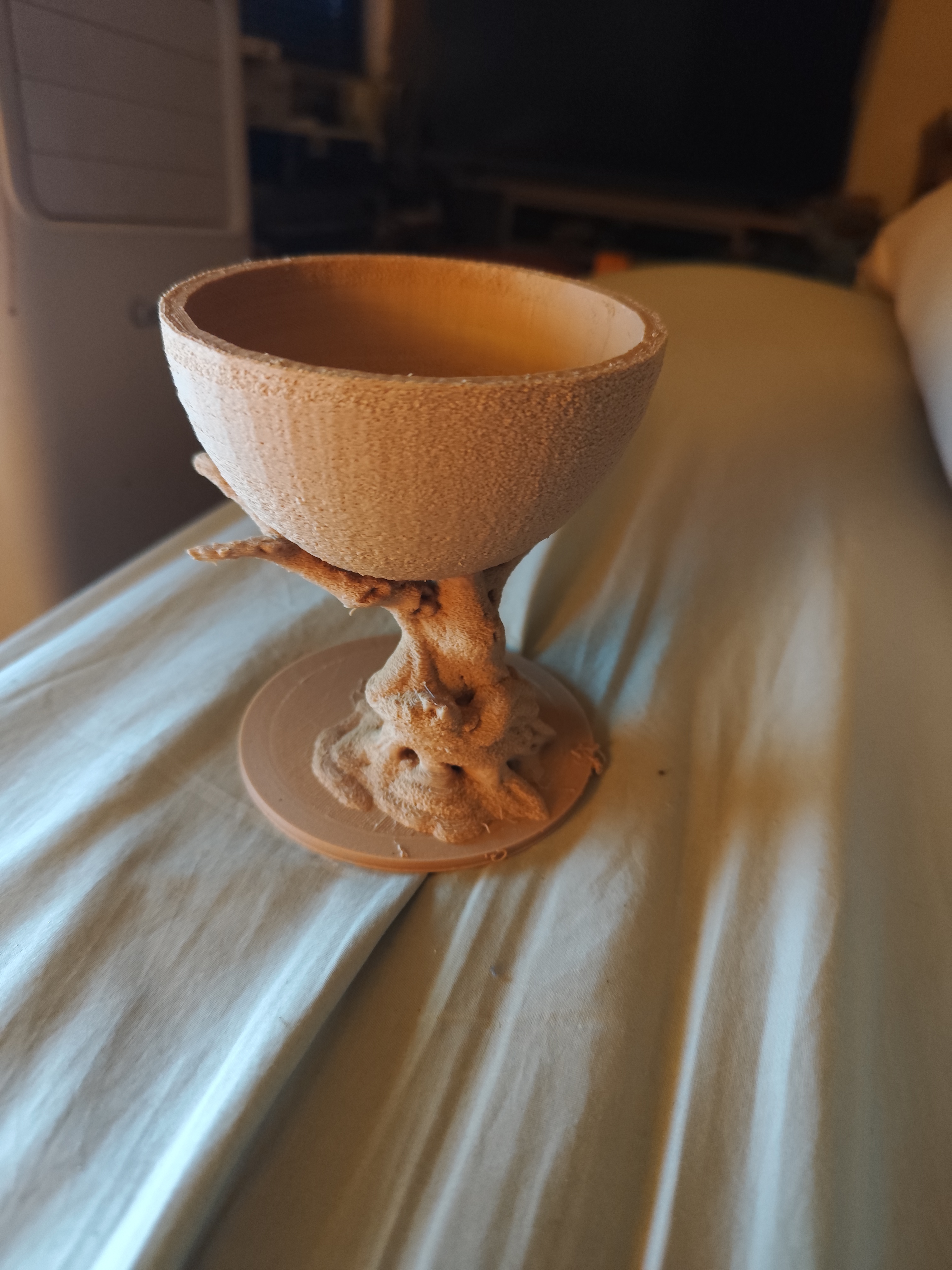 olive tree egg cup/bowl holder