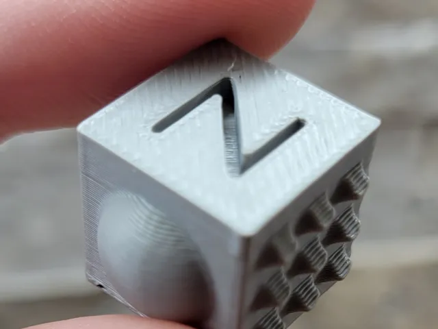 Overhang Calibration Cube