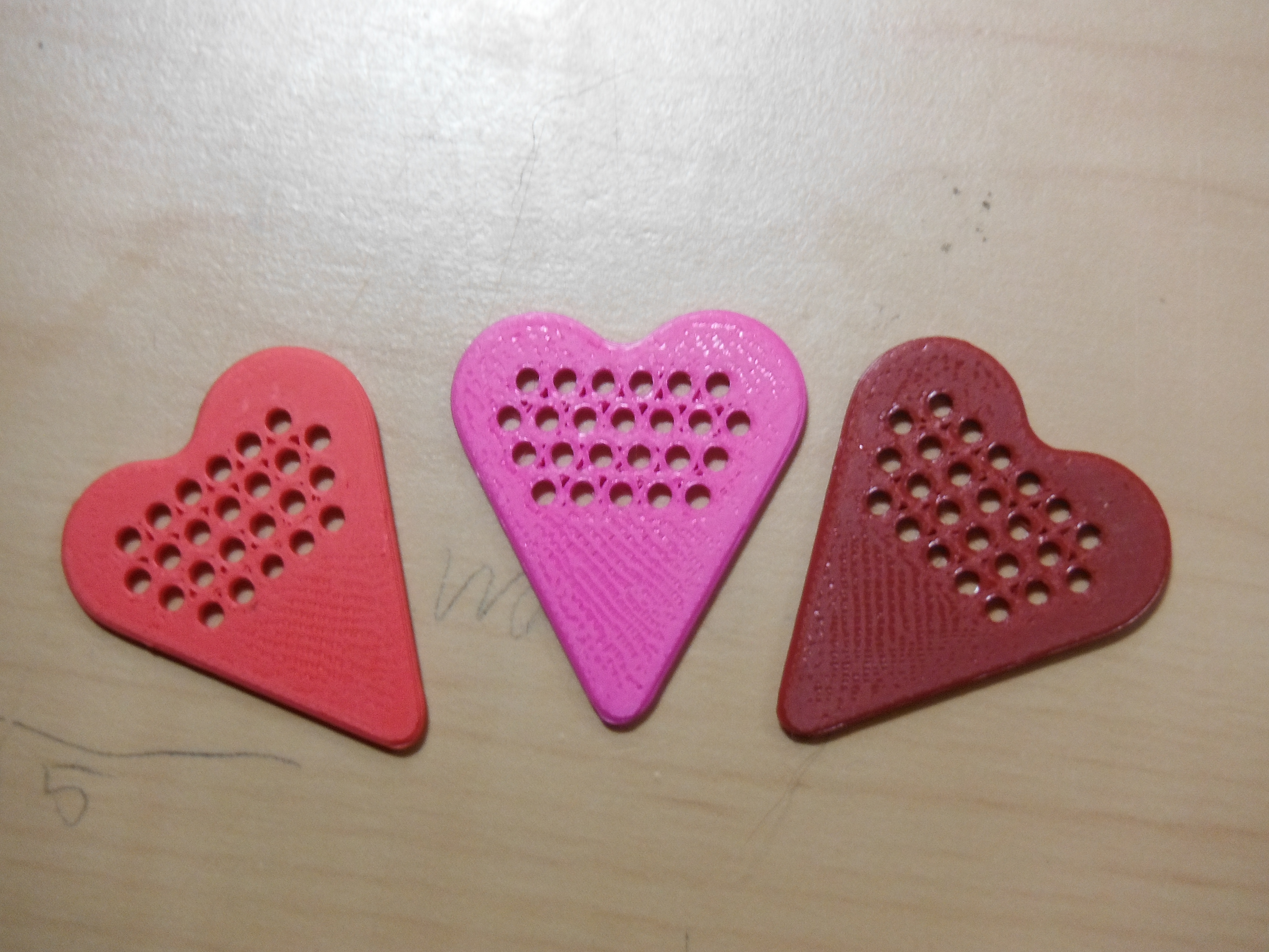 Heart Octagon Guitar Pick