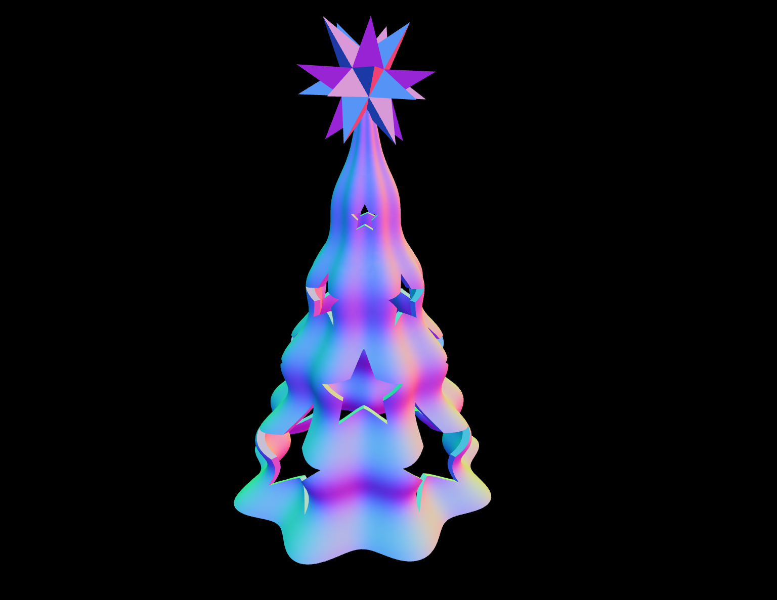 Christmas tree like Candlestick 1