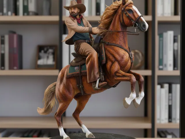 Sunset Cowboy (Figure/Statue)