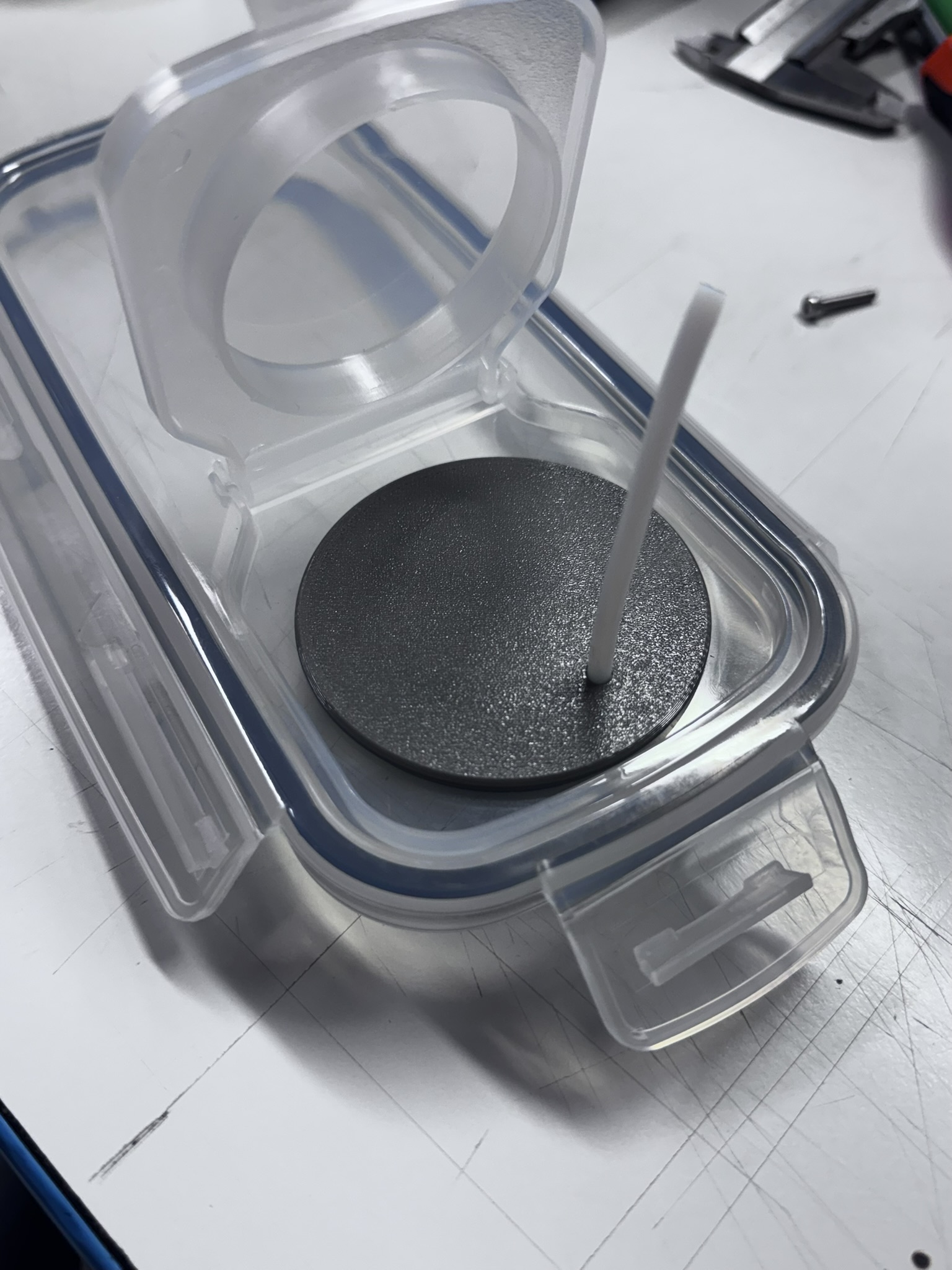 Cereal Container Filament Drybox – Ø20mm Axle – Adjustable Height – PTFE Feed Port — thumbnail 11