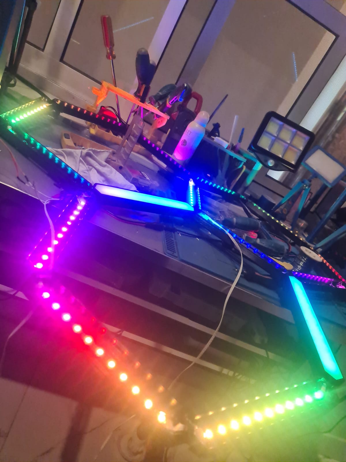 Miniatura 6 do modelo 3D HexGrid Led Hexagon Light