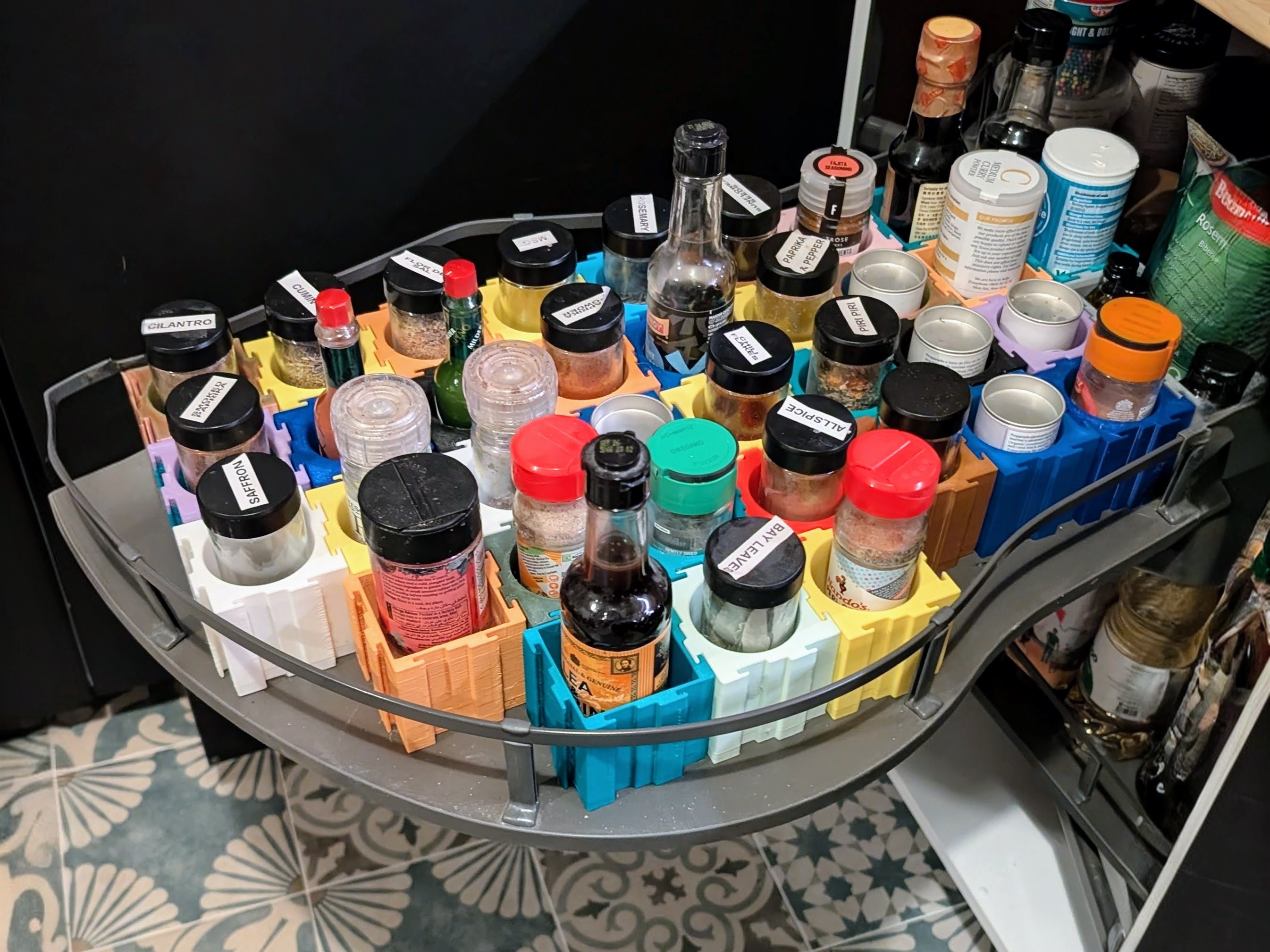Over engineered and modular spices rack — thumbnail 3