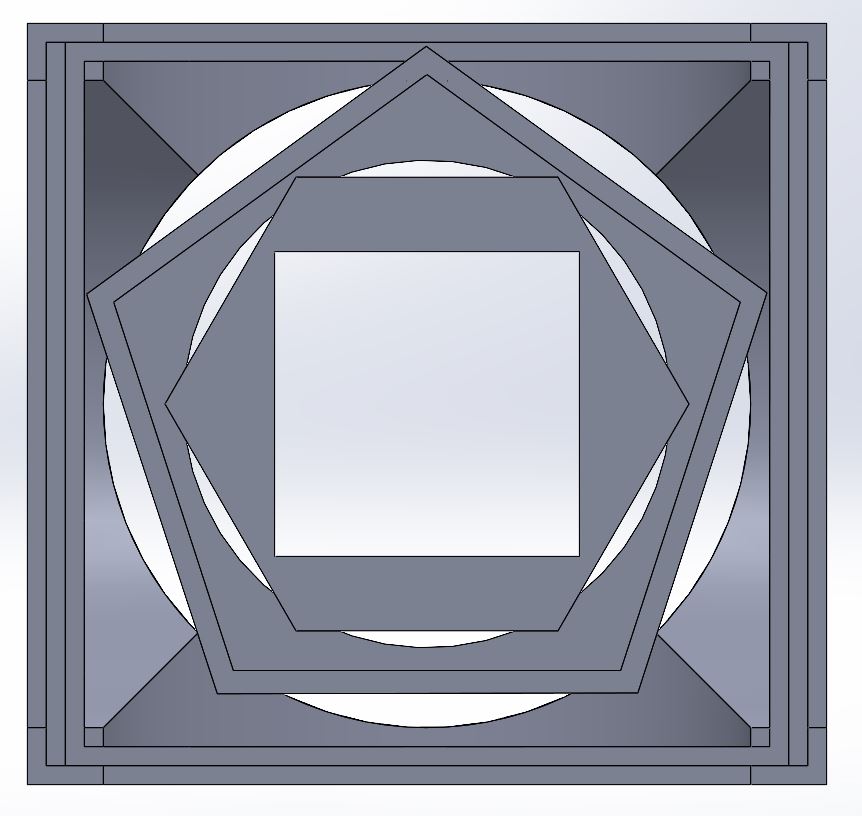 Miniatura 3 do modelo 3D Pentagon inside Hexagon inside Cube inside a Cube