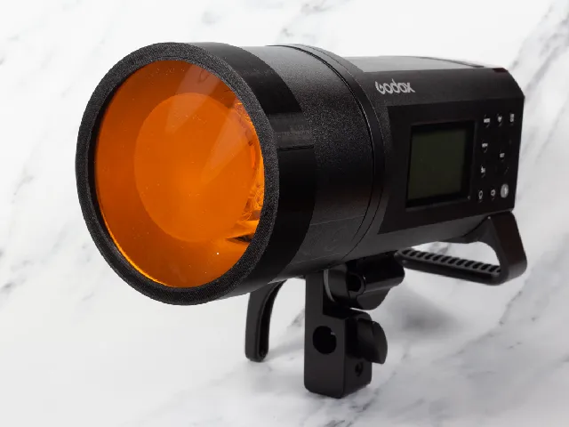 Godox AD600 Gel and Grid Adapter  This is a 3D printed adapter designed f