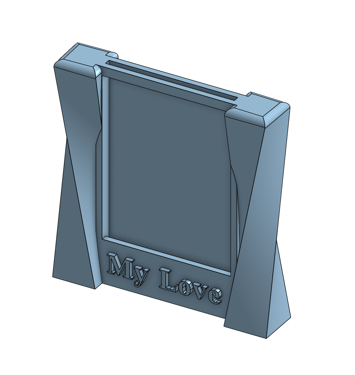 "My Love" polaroid holder
