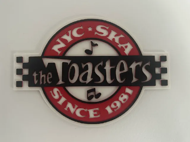 The Toasters - New York SKA - 3d band logo