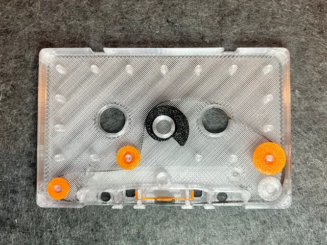 No-Hardware Cassette Shell for Tape Looping