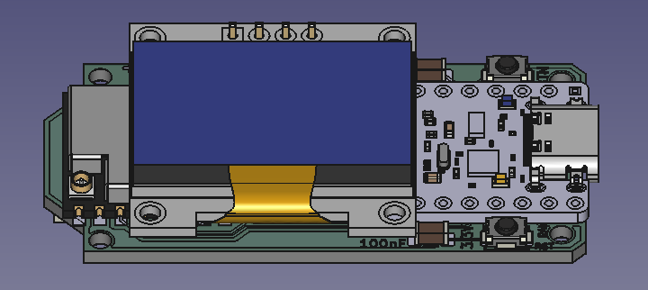 Faketec v5 with OLED 0.96 board 3D model
