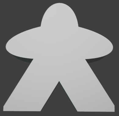 Meeple V2 3D model