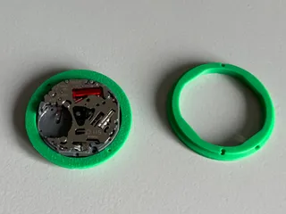 Anello Distanziale Per Movimenti Seiko VH31 E NH35 - Supporto Quadrante Bianco - Foto 4