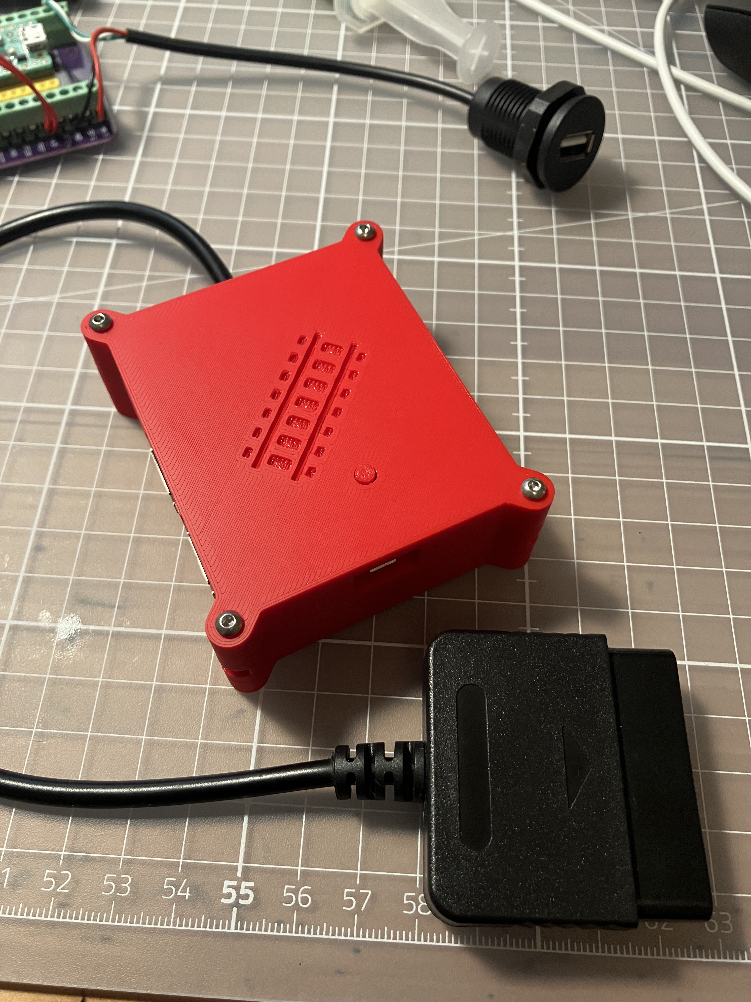 Densha De Go! Controller Raspberry Pico Adapter with USB Hub Case