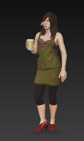 Personaje Femenino GTA 5 / Female character from GTA 5