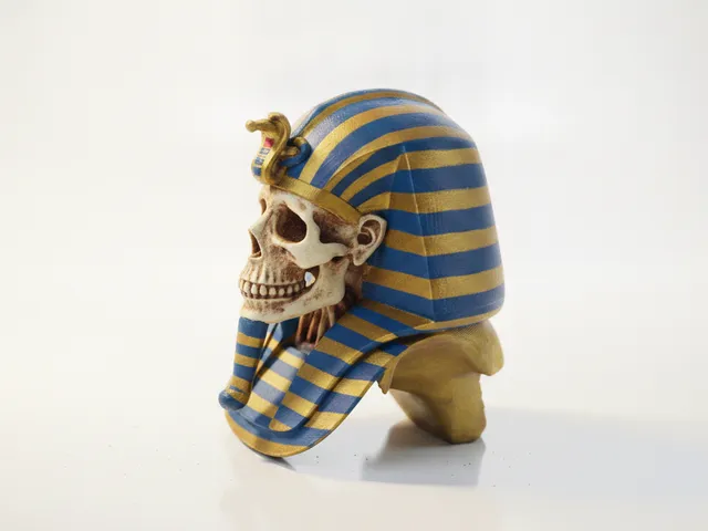 Tutankhamun Skull Ancient Egyptian Sculpture 3D Printable