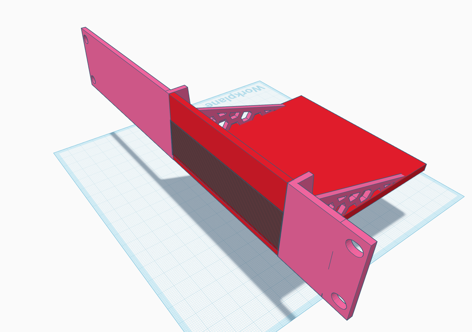 5 Port Switch Mini Rack Shelf