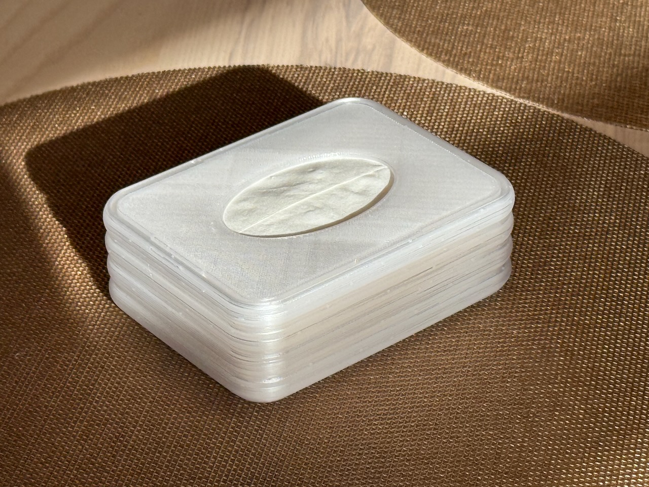 The pocket tissue papers box