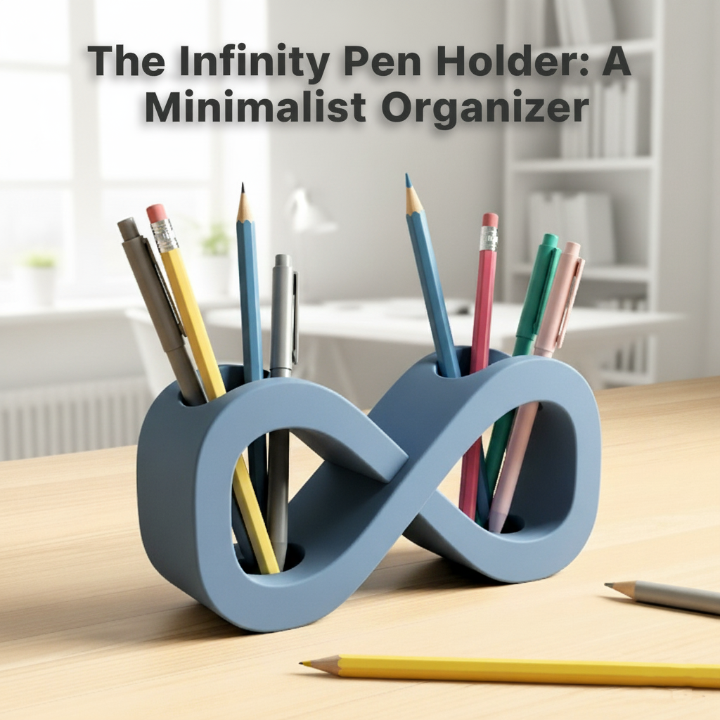 The Infinity Pen Holder: A Minimalist Organizer
