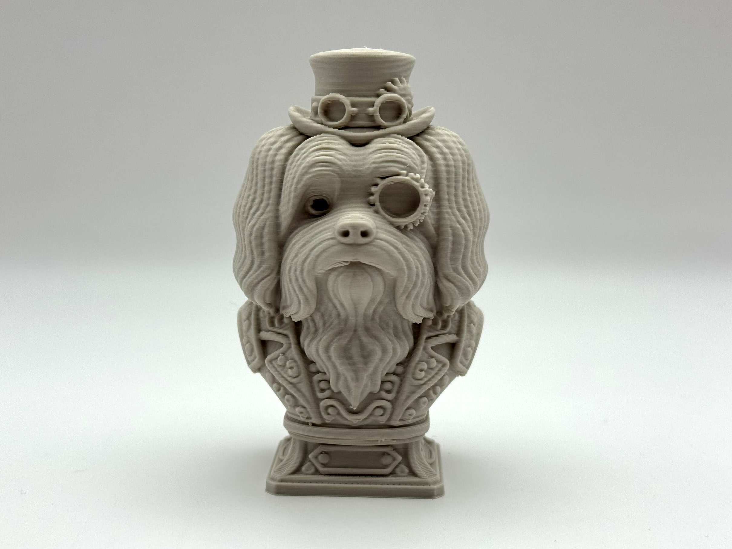 Maltese Steampunk Bust