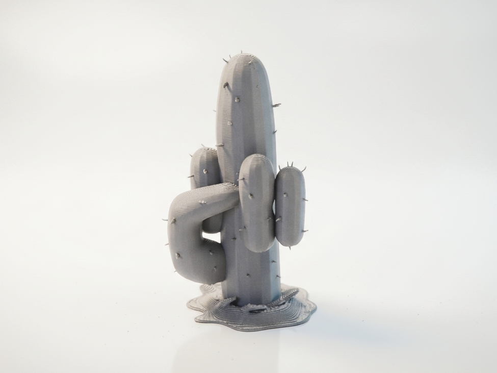Cactus Figurine Desert Plant Sculpture 3D Printable